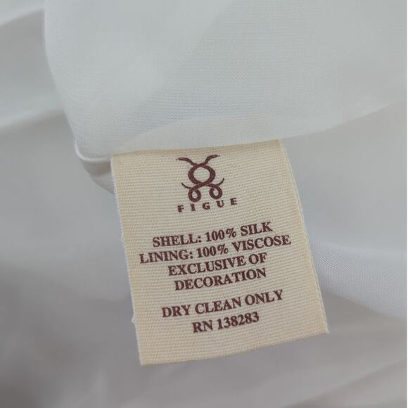 Figue Egyptian Istanbul Ivory Bianca Dress S - Picture 9 of 11